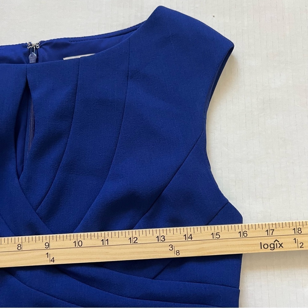 Kay Unger Royal Blue Mermaid Gown Keyhole Formal Evening Dress Size 6 - Picture 15 of 16